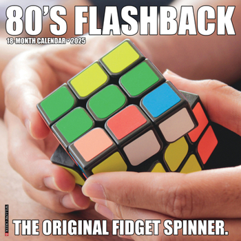 Calendar 80's Flashback 2025 12 X 12 Wall Calendar Book