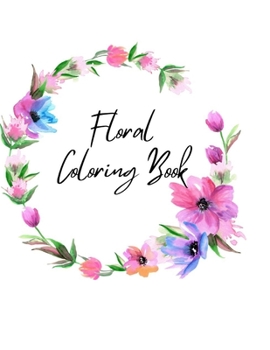 Paperback Floral Coloring Book