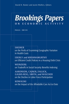 Paperback Brookings Papers on Economic Activity: Fall 2014 Book