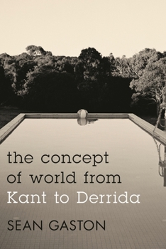Paperback The Concept of World from Kant to Derrida Book
