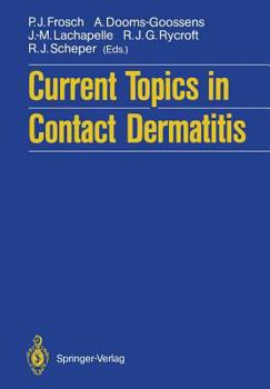 Paperback Current Topics in Contact Dermatitis Book