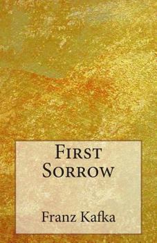 Paperback First Sorrow Book