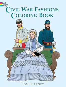Paperback Civil War Fashions Coloring Book