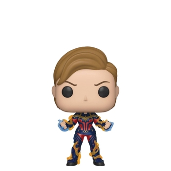 Misc. Pop Avengers Endgame Captain Marvel with New Hair Vinyl Figure Book