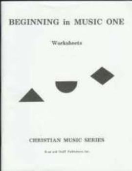 Hardcover Beginning in Music One : Worksheets Book