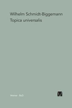 Paperback Topica Universalis [German] Book