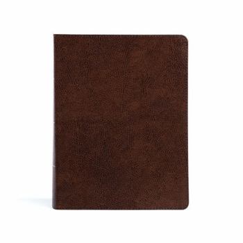 Bonded Leather CSB Pastor's Bible, Verse-By-Verse Edition, Brown Bonded Leather Book