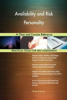 Paperback Availability and Risk Personality A Clear and Concise Reference Book
