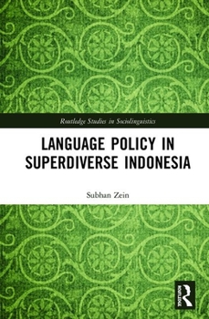 Hardcover Language Policy in Superdiverse Indonesia Book