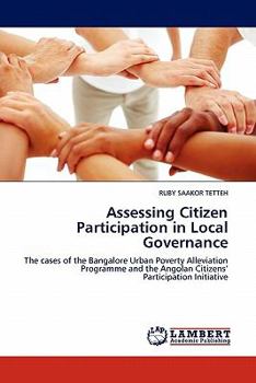 Paperback Assessing Citizen Participation in Local Governance Book