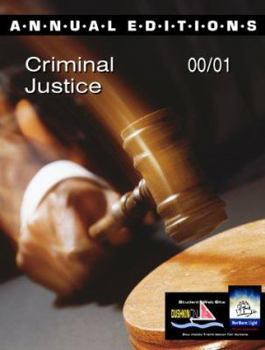 Paperback Annual Editions: Criminal Justice 00/01 (Annual Editions) Book