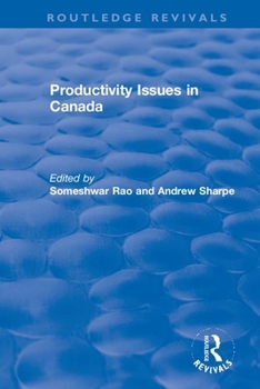 Hardcover Productivity Issues in Canada Book