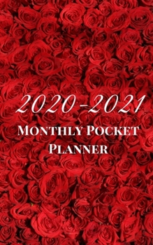 Paperback 2020-2021 Monthly Pocket Planner: A classic 2-year Monthly Small Purse Calendar Planner- January - December 2020-2021 Notebook Journal Diary For To do Book