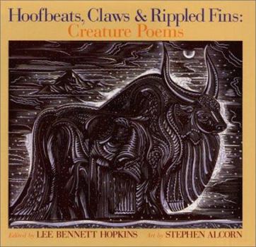 Hardcover Hoofbeats, Claws & Rippled Fins: Creature Poems Book