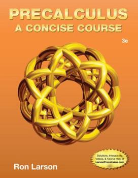 Hardcover Precalculus: A Concise Course Book