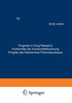 Paperback Progress in Drug Research / Fortschritte Der Arzneimittelforschung / Progrès Des Recherches Pharmaceutiques Book