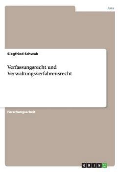 Paperback Verfassungsrecht und Verwaltungsverfahrensrecht [German] Book