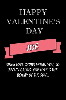 Paperback happy valentine's day Joe Quote: composition notebook: valentine's day gift for an happy valentine day gratitude your lover Book