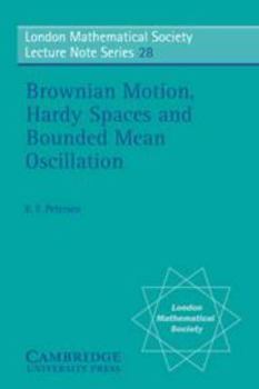 Electronics Brownian Motion, Hardy Spaces and Bounded Mean Oscillation Book