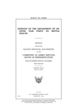 Findings of the Department of Defense Task Force on Mental Health