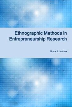 Paperback Ethnographic Methods in Entrepreneurship Research Book