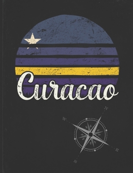 Curacao: Curacaoan Vintage Flag Personalized Retro Gift Idea for Coworker Friend or Boss  Undated Planner Daily Weekly Monthly Calendar Organizer Journal