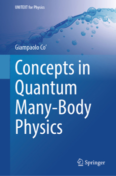 Hardcover Concepts in Quantum Many-Body Physics Book