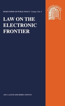 Paperback Law on the Electronic Frontier: Hume Papers on Public Policy 2.4 Book