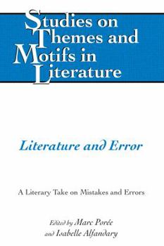 Hardcover Literature and Error: A Literary Take on Mistakes and Errors Book