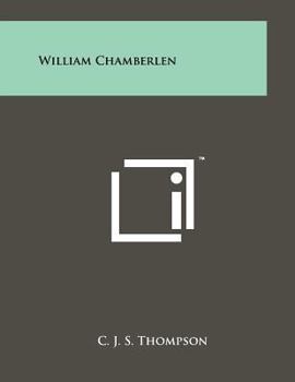 Paperback William Chamberlen Book