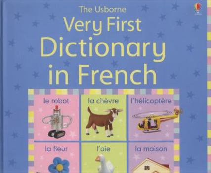 Hardcover Very First Dictionary in French (Usborne Illustrated Dictionaries) Book