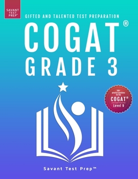 Paperback COGAT Grade 3 Test Prep Book