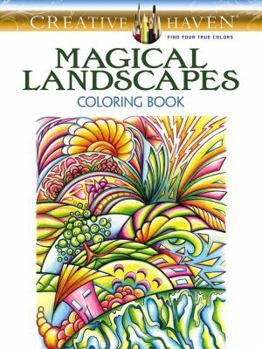 Paperback Creative Haven Magical Landscapes Coloring Book