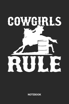 Notebook: Barrel Racing Themed Notebook (6x9 inches) with Blank Pages ideal as a Chasing Cans Cloverleaf Journal. Perfect as a Horse Riding Book for ... Lovers. Great gift for Kids, Men and Women