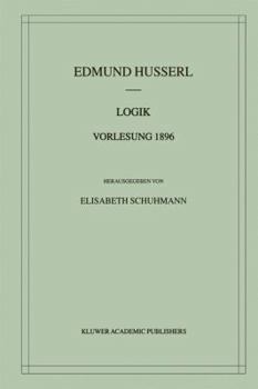 Paperback Logik Vorlesung 1896 [German] Book