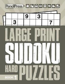 Paperback Large Print Hard Puzzles Book 1 Book
