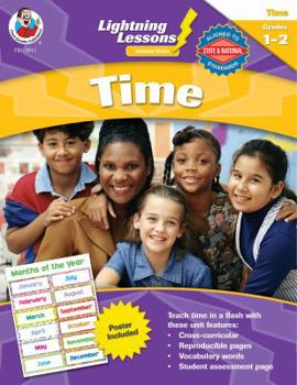 Paperback Lightning Lessons Instant Units: Time, Grades 1-2 Book