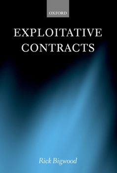 Hardcover Exploitative Contracts Book