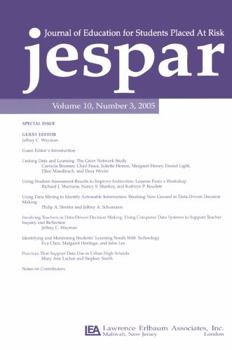 Paperback Transforming Data Into Knowledge: Applications of Data-based Decision Making To Improve Instructional Practice: a Special Issue of the journal of Educ Book
