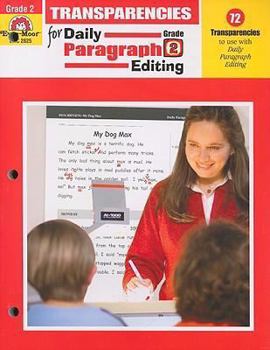 Paperback Transparencies for Daily Paragraph Editing, Grade 2 Book