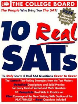 Paperback 10 Real SAT's [With *] Book