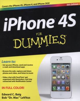 Paperback iPhone 4S for Dummies Book