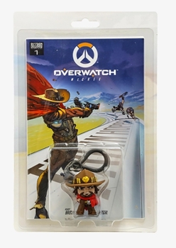 Hardcover Overwatch McCree Comic Book and Backpack Hanger Book