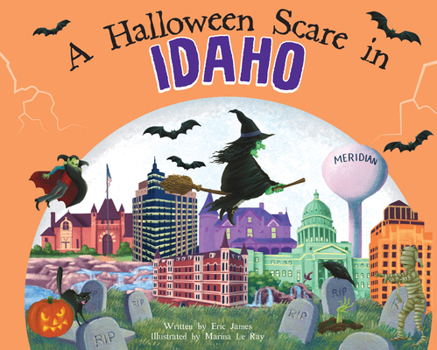 Hardcover A Halloween Scare in Idaho Book