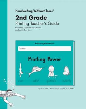 Paperback 2nd Grade Printing Teacher's Guide Book
