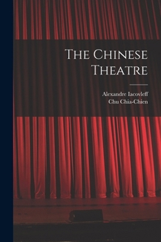 Paperback The Chinese Theatre Book