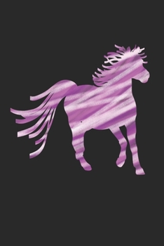 Buntes Pferd: Notizbuch / Tagebuch / Trainingsbuch Pony rosa - DIN A5 120 Seiten liniert -  Pferde Geschenk Pferdeliebe (German Edition)