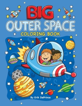 Paperback Big Outer Space Coloring Book