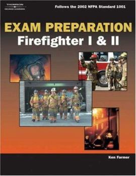 Paperback Exam Preparation for Firefighter I & II [With CDROM] Book