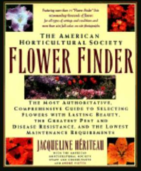 Hardcover The American Horticultural Society Flower Finder Book